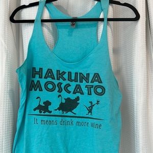Offbrand Disney Hakuna Moscato Razorback tank